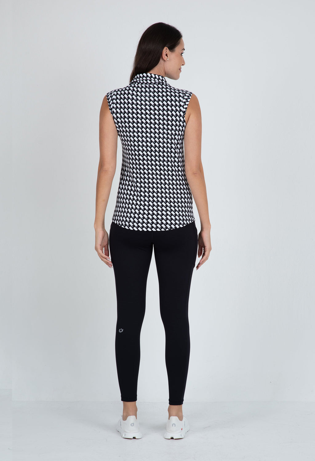 Brooke Print Sleeveless Polo ¨C 14875